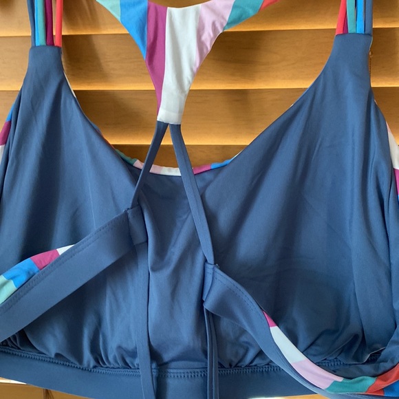 Target Colorful Bathing Suit top - Picture 3 of 4